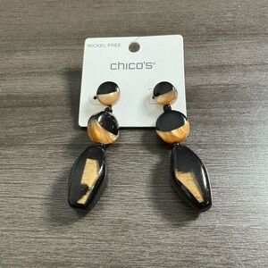 Chico’s Dangle Resin Earrings